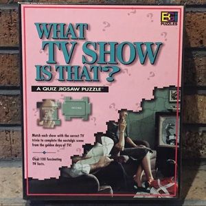 TV TRIVIA JIGSAW PUZZLE ages 12-112